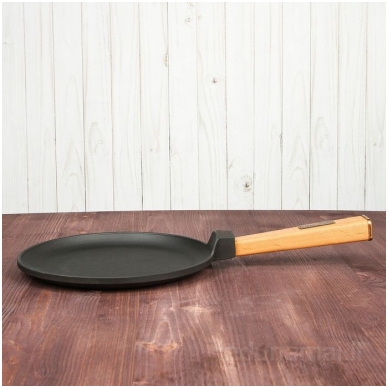 Cast iron pancake pan with removable handle Brizoll 22cm 4