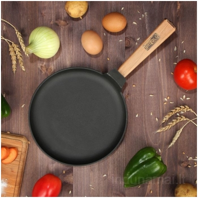 Cast iron pancake pan with removable handle Brizoll 22cm 5