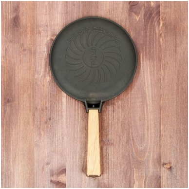 Cast iron pancake pan with removable handle Brizoll 22cm 2