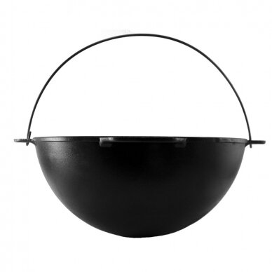 Cast-iron asian cauldron with cast-iron lid-frying pan grill TM "BRIZOLL" 15L "Asia" 2